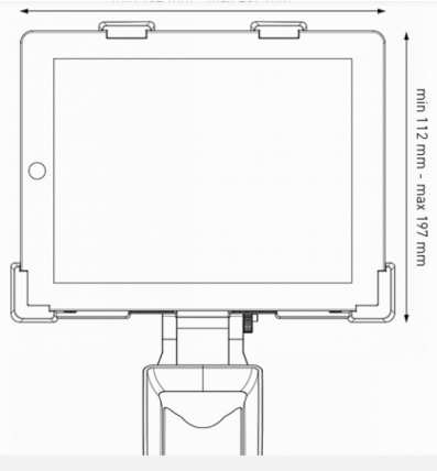 Ipad holder T2092 holder Tacx