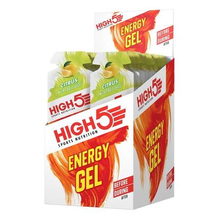 High5 Energygel Citrus 38g 20 stk = KASSE