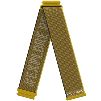 Coros ACC Armbånd Apex 2 Pro Nylon Yellow 22mm