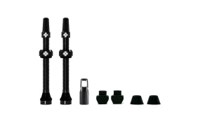 MUC-OFF Tubeless Valve Kit 60 mm Sort