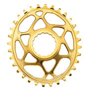 ABSOLUTEBLACK Oval RaceFace Direct Mount 6mm Offset Guld