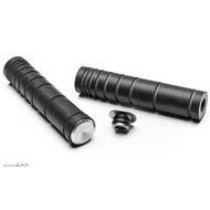 ABSOLUTEBLACK Dual density MTB silicone grip Sort/Grå