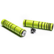 ABSOLUTEBLACK Dual Density MTB Silicone Grip Lime Grøn