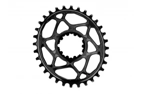 ABSOLUTEBLACK Oval SRAM Direct Mount Singlespeed 6mm Offset Sort