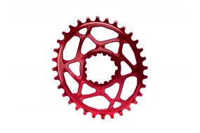 ABSOLUTEBLACK Oval SRAM Direct Mount Singlespeed 6mm Offset Rød