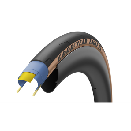 Goodyear Eagle F1 TubeType 700 x 25c, Black Tan