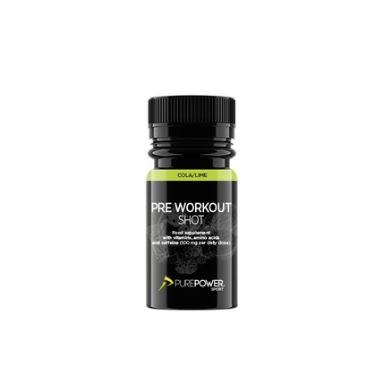 PurePower Pre Workout Shot (PWO) Cola/Lime 60 ml