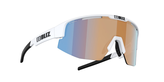 Bliz Matrix Small Matte white Coral Orange Mirror Blue Bliz Matrix Small Matte white Coral Orange Mirror Blue