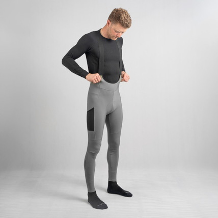 GripGrab PACR Thermo Bibtights Grå