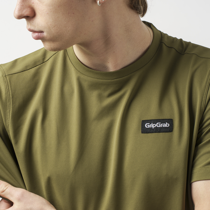 GripGrab EXPLR Teknisk T-shirt Olive Green GripGrab EXPLR Teknisk T-shirt Olive Green