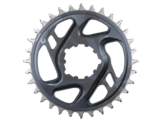 SRAM X-Sync 2 Direct Mount Singlespeed Klinge 3mm Offset Grå