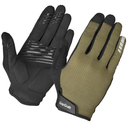 GripGrab EXPLR Polstret Langfingret Sommerhandsker Olive Green