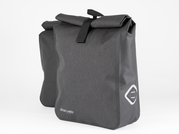 Atran Velo Sidetasker TRAVEL Panniers Grå/Sort AVS