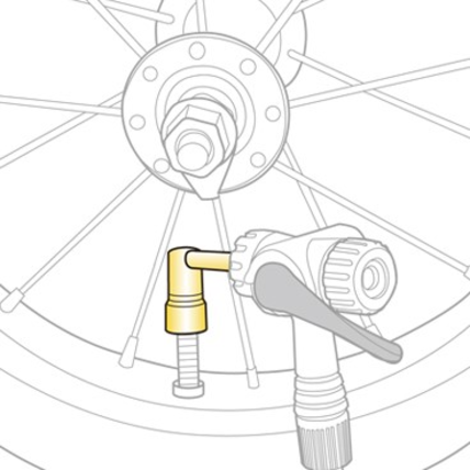 Ventiladapter Pressure-Rite Presta Ventiladapter Pressure-Rite Presta