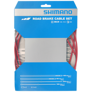 Bremsewiresæt Shimano Racer rustfri rød