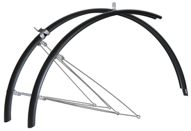 BikePartner skærmsæt (matsort) 700C 33mm